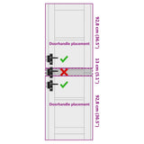 Interior Door ORKDAL Brown 61 x 198.5 cm 4102681