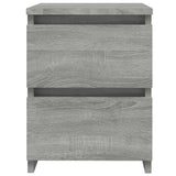 ZNTS Bedside Cabinets 2 pcs Grey Sonoma 30x30x40 cm Engineered Wood 815330