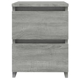 Bedside Cabinet Grey Sonoma 30x30x40 cm Engineered Wood 815329