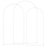Wedding Arch 3 pcs White Steel 42023037