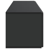 Wall-Mounted TV Cabinet Black 98 x 31 x 30 cm Engineered Wood 898386