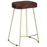 Gavin Bar Stools 2 pcs Solid Mango Wood 247833