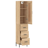 Highboard Sonoma Oak 34.5x34x180 cm Engineered Wood 3200204