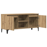 TV Cabinet Artisan Oak 102x35x50 cm Engineered Wood 856431