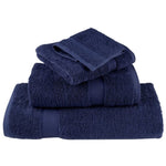 6 Piece Premium Towel Set SOLUND Navy Blue 600 gsm 137558