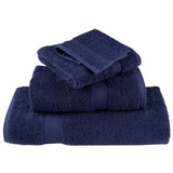 6 Piece Premium Towel Set SOLUND Navy Blue 600 gsm 137558