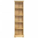 ZNTS Bookcase Corona 46x20x170 cm Solid Wood Pine 4002779