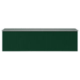 Garden Shed 257x580x181 cm Metal Green 143352