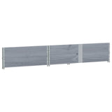 Garden Planter Grey 150x100 cm Solid Wood Pine 3295417