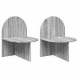 Bedside Table 2 pcs Grey Sonoma 48 x 49 x 65 cm Engineered Wood 8001126