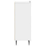 Sideboard High Gloss White 34.5 x 33 x 92 cm Engineered Wood 894369