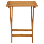 ZNTS 3 Piece Bistro Set Beige Fabric and Solid Wood 3281811