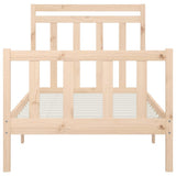 Bed Frame without Mattress Solid Wood Pine 90x200 cm 3107013