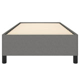 Bed Frame without Mattress Dark Grey 100x203 cm Twin XL Fabric 347102