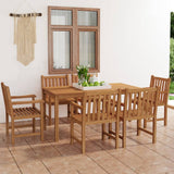 Garden Dining Set Natural Teak 3059940