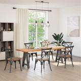 Dining Table Legs A-Shaped 2 pcs Anthracite 60x cm Steel 4012850