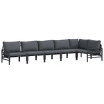 Garden Sofa Set Anthracite Steel 3378990