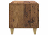 TV Cabinet Old Wood 102 x 34.5 x 50 cm Engineered Wood 894703