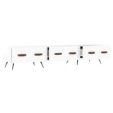 TV Cabinet High Gloss White 150x36x30 cm Engineered Wood 829126