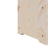 Wine Rack 67.5x25x87 cm Solid Wood Pine 4007559
