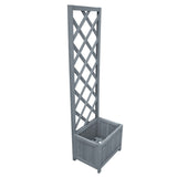 Trellis Planter 40x30x135 cm Solid Firwood 310037