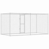 Dog Cage Silver 400 x 200 x 200 cm Galvanised Steel 3368309