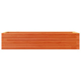 Garden Planter Wax Brown 110x40x23 cm Solid Wood Pine 847230