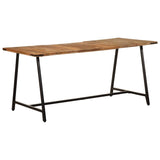 Dining Table 160x80x75 cm Solid Wood Mango 373610