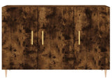 Sideboard Smoked Oak 90x34x80 cm Engineered Wood 828097