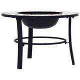 Mosaic Fire Pit Green 68cm Ceramic 46722