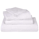 Wash Towels 50 pcs FROGN White 30x30 cm 100% Cotton 136644