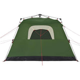Camping Tent Cabin 4-Person Green Quick Release 4004219