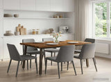 120 x 70 x 75 cm Solid Acacia Wood Natural and Coffee 937491