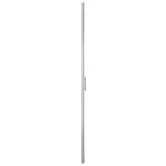 ZNTS Shower Door Frost Tempered Glass 91x195 cm 146659