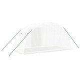 Greenhouse with Steel Frame White 8 m 4x2x2 m 364083