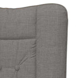 Armchair Taupe 63 x 67 x 94 cm Fabric 42001830