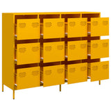 Sideboard Mustard Yellow 135x39x103.5 cm Cold-rolled Steel 3307176