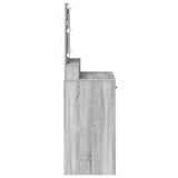 Dressing Table Grey Sonoma 79 x 41 x 135 cm Engineered Wood 865087