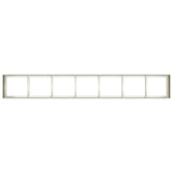 Planter White 280x40x40 cm Cold-rolled Steel 860690