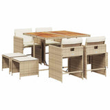 Garden Dining Set Beige, Brown, Cream 3211144