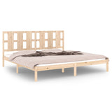 Bed Frame without Mattress 200x200 cm Solid Wood Pine 3105620
