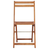 Outdoor Bistro Chairs 2 pcs Solid Acacia Wood 44012