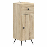 2 Piece Bathroom Cabinet Set BREDA Sonoma Oak Engineered Wood 3417722