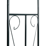 Garden Arch Dark Green 142x37x275 cm Iron 47094