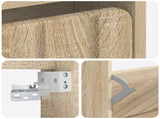 Wall-Mounted Shoe Cabinet ZWOLLE 71 x 17 x 86 cm Sonoma Oak 896417