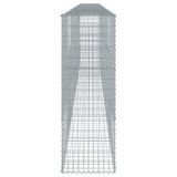 Gabion Basket with Cover 700x50x150 cm Galvanised Iron 3295160