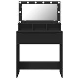 Bedroom Dressing Tables with Drawer Black 80 x 39.6 x 135 cm 888968