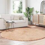 Shaggy Rug High Pile NAVARRA Beige 200x200 cm Polyester 4102917
