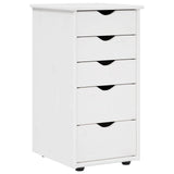 Cabinet White 34 x 39 x 61.5 cm Solid Pine Wood 42028349