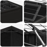 Electric Adjustable Bed Frame Black 190 x 90 x 33.5 cm Steel 42037329